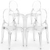 Pack de 4 Sillas de comedor Transparente - Estilo Victoria  image 7