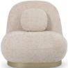 Sillón de Diseño Curvo Estilo Contemporáneo Tapizado en Chenille - Larry image 7