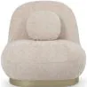 Sillón de Diseño Curvo Estilo Contemporáneo Tapizado en Chenille - Larry image 7
