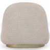 Sillón de Diseño Curvo Estilo Contemporáneo Tapizado en Chenille - Larry image 7