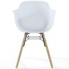 Silla de Comedor - Diseño Escandinavo - Patas de Madera - Pack de 2 - Nordika image 7