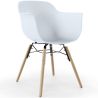 Silla de Comedor - Diseño Escandinavo - Patas de Madera - Pack de 2 - Nordika image 7