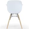 Silla de Comedor - Diseño Escandinavo - Patas de Madera - Pack de 2 - Nordika image 7