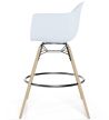 Taburete de Bar - Diseño Escandinavo - Patas de Madera - Pack de 4 - Nordika image 7