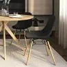 Silla de Comedor - Diseño Escandinavo - Patas de Madera - Pack de 4 - Skögur image 7