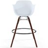 Taburetes de Bar - Diseño Escandinavo - Patas de Madera Oscura - Pack de 4 - Nordika image 7