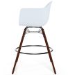 Taburetes de Bar - Diseño Escandinavo - Patas de Madera Oscura - Pack de 4 - Nordika image 7