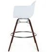 Taburetes de Bar - Diseño Escandinavo - Patas de Madera Oscura - Pack de 4 - Nordika image 7