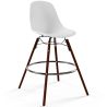 Taburetes de Bar - Diseño Escandinavo - Patas de Madera Oscura - Pack de 2 - Skögur image 7