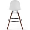 Taburetes de Bar - Diseño Escandinavo - Patas de Madera Oscura - Pack de 2 - Skögur image 7
