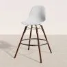 Taburetes de Bar - Diseño Escandinavo - Patas de Madera Oscura - Pack de 2 - Skögur image 7