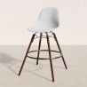 Taburetes de Comedor - Diseño Escandinavo - Patas de Madera Oscura - Pack de 4 - Skögur image 7