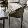 Silla de Comedor Tapizada con Patas de Madera - Diseño Moderno para Restaurantes y Hoteles de Lujo image 7