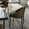 Silla de Comedor Tapizada con Patas de Madera - Diseño Moderno para Restaurantes y Hoteles de Lujo image 7