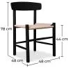 Silla de Comedor de Madera - Estilo Escandinavo - Batsheva  image 7