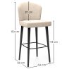 Taburete de Bar Tapizado en Terciopelo - Diseño Moderno y Premium para Restaurantes, Hoteles y Hogares - Velvet Icon image 7
