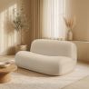 Sofá Moderno Minimalista Diseño Curvo Tapizado Terciopelo - Comodidad y Estilo Contemporáneo - Büba image 7