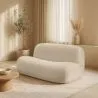 Sofá Moderno Minimalista Diseño Curvo Tapizado Terciopelo - Comodidad y Estilo Contemporáneo - Büba image 7