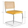 Silla de Comedor - Tapizada en Terciopelo - Madera y Ratán - New Edition - Martha image 7