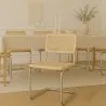 Silla de Comedor - Diseño Vintage - Madera y Ratán - Nueva edición - Bruna image 7