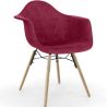 Silla de Comedor de Terciopelo - Diseño Escandinavo y Patas de Madera - Nordika image 7