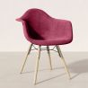 Silla de Comedor de Terciopelo - Diseño Escandinavo y Patas de Madera - Nordika image 7
