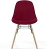 Silla de Comedor de Terciopelo - Diseño Escandinavo y Patas de Madera - Skögur image 7