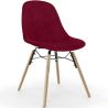 Silla de Comedor de Terciopelo - Diseño Escandinavo y Patas de Madera - Skögur image 7