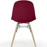 Silla de Comedor de Terciopelo - Diseño Escandinavo y Patas de Madera - Skögur image 7