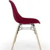 Silla de Comedor de Terciopelo - Diseño Escandinavo y Patas de Madera - Skögur image 7