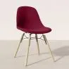 Silla de Comedor de Terciopelo - Diseño Escandinavo y Patas de Madera - Skögur image 7