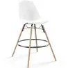 Taburete de Bar de Terciopelo - Diseño Escandinavo y Patas de Madera - Skögur image 7
