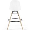 Taburete de Bar de Terciopelo - Diseño Escandinavo y Patas de Madera - Skögur image 7