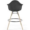 Taburete de Bar de Terciopelo - Diseño Escandinavo y Patas de Madera - Nordika image 7