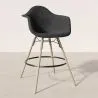 Taburete de Bar de Terciopelo - Diseño Escandinavo y Patas de Madera - Nordika image 7