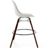 Taburete de Bar de Terciopelo - Diseño Escandinavo y Patas de Madera Oscura - Skögur image 7