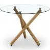 Mesa de Comedor Redonda - Diseño Escandinavo -  4/ 5 Comensales - Tesfa image 7