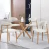 Mesa de Comedor Redonda - Diseño Escandinavo -  4/ 5 Comensales - Tesfa image 7