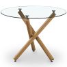 Mesa de Comedor Redonda - Diseño Escandinavo -  4/ 5 Comensales - Tesfa image 7