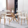 Mesa de Comedor Redonda - Diseño Escandinavo -  4/ 5 Comensales - Tesfa image 7