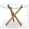 Mesa de Comedor Redonda - Diseño Escandinavo -  4/ 5 Comensales - Tesfa image 7