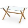Mesa de Comedor Rectangular - Diseño Escandinavo -  6 Comensales - Tesfa image 7