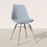 Silla de Comedor con Cojín - Diseño Escandinavo y Patas de Madera - Skögur image 7