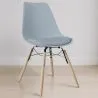 Silla de Comedor con Cojín - Diseño Escandinavo y Patas de Madera - Skögur image 7