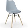 Silla de Comedor con Cojín - Diseño Escandinavo y Patas de Madera - Skögur image 7