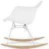 Silla Mecedora - Diseño Escandinavo - Patas de Madera y Metal - Nordika image 7
