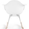 Silla Mecedora - Diseño Escandinavo - Patas de Madera y Metal - Nordika image 7