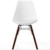 Silla de Comedor con Cojín - Diseño Escandinavo y Patas de Madera oscura - Skögur image 7