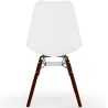 Silla de Comedor con Cojín - Diseño Escandinavo y Patas de Madera oscura - Skögur image 7