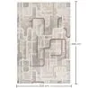 Alfombra Grande de Diseño Contemporáneo y Moderno - Beige (290x200 cm) - Ornate image 7